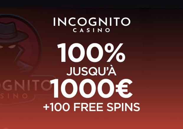 Discover incognito casino bonus